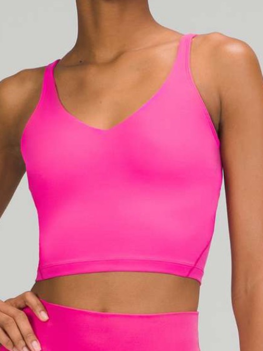 Align Tank Top in Discontinued Color Sonic Pink, Size 4.